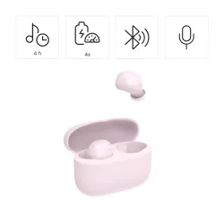Słuchawki bezprzewodowe Hama Freedom Buddy II TWS Dokanałowe Bluetooth 5.4 Różowy
