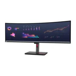 Monitor Lenovo ThinkVision P49w-30 49" 5K IPS Black 60Hz 4ms Zakrzywiony Profesjonalny