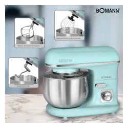 Robot planetarny Bomann KM 6030 CB 1100W Miętowy