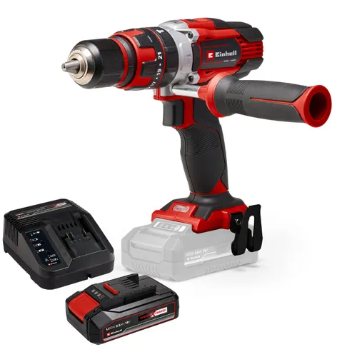 Wiertarko-wkrętarka EINHELL TE-CD 18/48 Li-Solo + Akumulator EINHELL 4512097 2.5 Ah 18V + Ładowarka