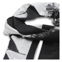Calvin Klein eșarfă blugi monogramă furat 70x180 K60K610912 BDS