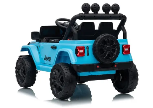 Auto Na Akumulator Jeep Rubicon 2X200W 24V Eva Skóra LED Pilot Radio MP3