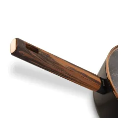 Patelnia głęboka na indukcję z pokrywką Starke Pro Starlet Brown 28 x 8 cm