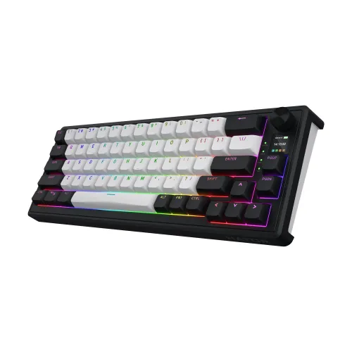 Klawiatura magnetyczna Hator Skyfall 65 MAG Ultima 8K Wireless Aurum Ice Czarno-Szary