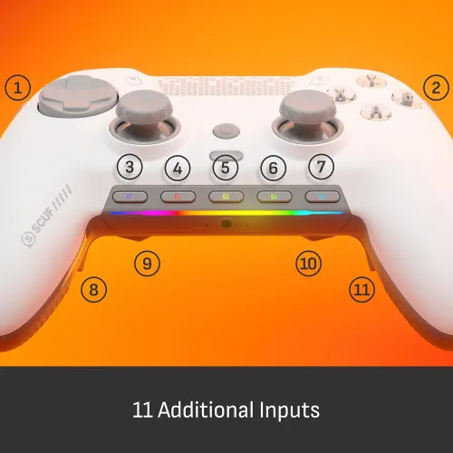 Pad SCUF Envision Pro Wireless V2 do PC Bezprzewodowy Biały