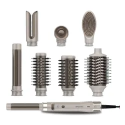 Suszarko-lokówka CECOTEC CeramicCare 8w1 AirGlam Gyro Szampański 33, 40, 70 mm 1500 W