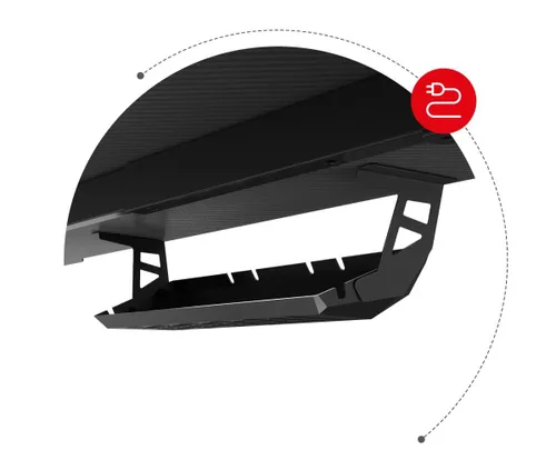 Biurko gamingowe HUZARO Hero 4.8 RGB Czarny