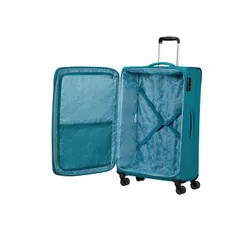 Walizka duża poszerzana American Tourister Pulsonic - stone teal