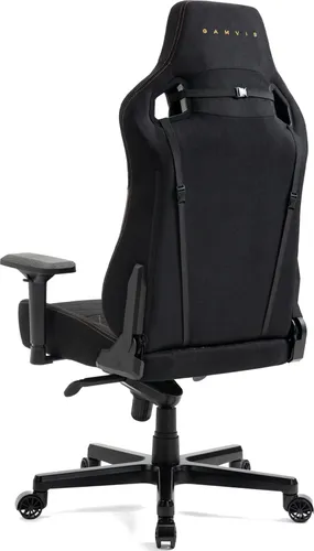 Fotel GAMVIS Elite 2.0 Pro XXL Czarny (złote elementy)