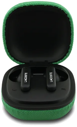 Słuchawki dokanałowe LACOSTE Iconic Petit Pique Zielony