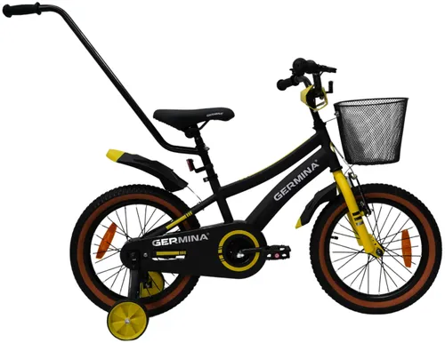 Rower dziecięcy GERMINA BMX 16 cali Czarny