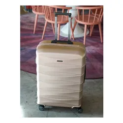 Walizka duża Puccini Cairo - złoty