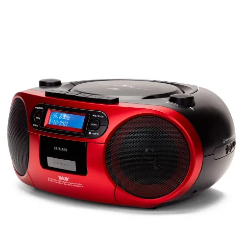 Radiomagnetofon Aiwa Boombox BBTC-660DAB/RD Bluetooth DAB+ Czerwony
