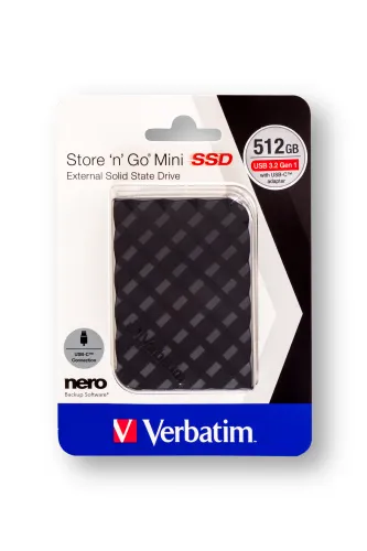 Dysk Verbatim Store 'n' Go Mini 512GB USB 3.2 Czarny