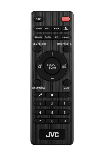 Wieża JVC MX-E325B-DAB Bluetooth Radio FM DAB+ Czarny