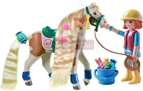 PLAYMOBIL HORSE OF WATERFALL 71639 ELLIE Z KONIEM zestaw dla dzieci +5 lat