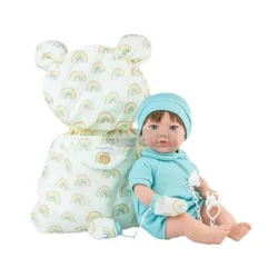 Lalka hiszpańska Teo Nana ze śpiworkiem 45cm