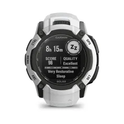 Smartwatch Garmin Instinct 2X Solar 50mm GPS Biały