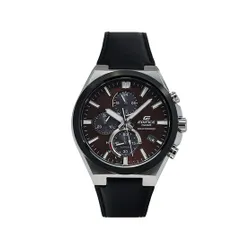 Часы Casio Edifice на солнечных батареях Chronograph EFS-S630bl-5avuef Black