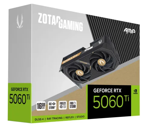 Karta graficzna Zotac GeForce RTX 5060 Ti AMP 16GB GDDR7 128bit DLSS 4