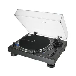 Gramofon AUDIO-TECHNICA AT-LP140XP Czarny, Manualny, Napęd bezpośredni, Prędkość odtw. 33 1/3, 45, 78 obr./min