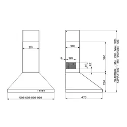 Вытяжка Faber Strip Smart PB BK A90 / 3 Черный