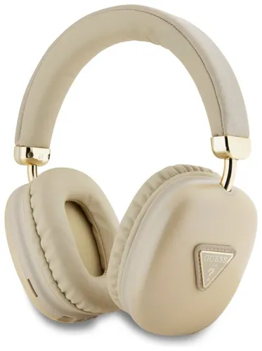 Słuchawki nauszne GUESS Metallic Triangle Logo Złoty