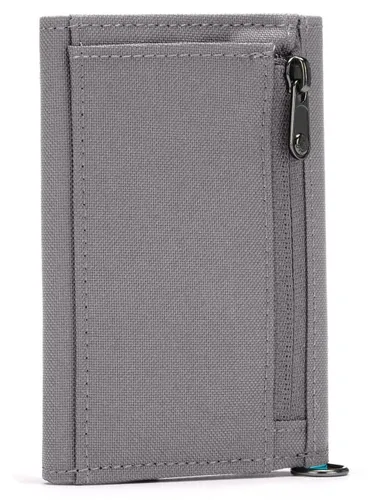 Portfel antykradzieżowy Pacsafe RFIDsafe Trifold Wallet - stone