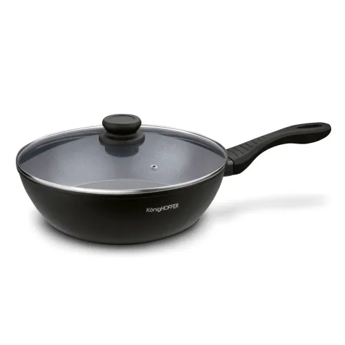 Patelnia nieprzywierająca z pokrywką KONIGHOFFER CORVOS 28 cm