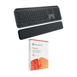 Klawiatura LOGITECH MX Keys S Plus Grafitowy + Program MICROSOFT 365 Personal