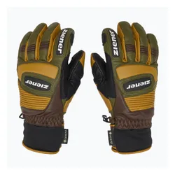 Rękawice narciarskie męskie ZIENER Guard GTX + Gore Grip PR alpine dark/brown