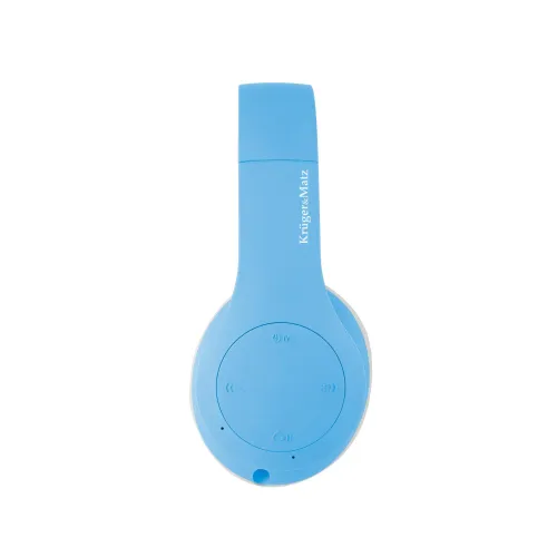 Słuchawki bezprzewodowe Kruger & Matz Street Kids KM0656 Nauszne Bluetooth 4.2 Niebieski