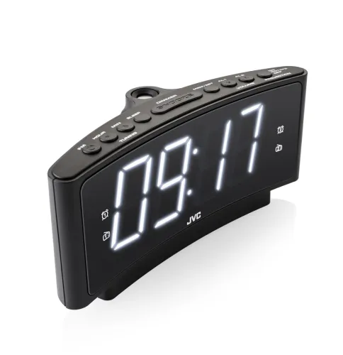 Radiobudzik JVC RA-E314B Czarny