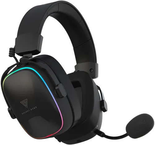 Słuchawki SECRET GEAR SX2 Bezprzewodowe, Nauszne, Dźwięk przestrzenny Czarny