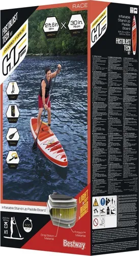 Bestway SUP kurulu, Hydro-Force Fastblast Tech kiti, 381x76x15 cm