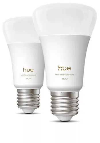 Inteligentna żarówka LED PHILIPS HUE 929003855001 8.1W E27 Bluetooth, Zigbee (2 szt.)