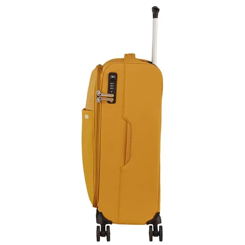 Walizka kabinowa American Tourister Lite Ray Spinner - golden yellow