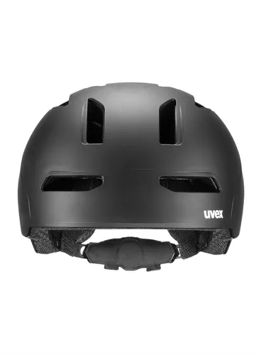 Kask rowerowy Uvex Urban Planet Led - blk matt/blk matt