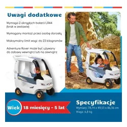 Little Tikes Jeździk Cozy Coupe - Łazik Kosmiczny