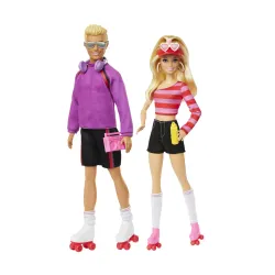 Barbie Fashionistas Barbie i Ken na wrotkach 65 rocznica HXK90