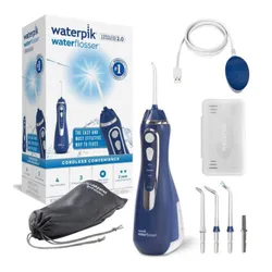 Irygator bezprzewodowy WATERPIK WP-583 Cordless Advanced 2.0 Granatowy + 4 końcówki