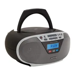 Radioodtwarzacz Aiwa Boombox BBTU-400SL Bluetooth Srebrny