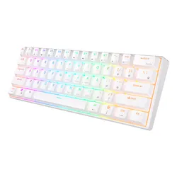 Klawiatura ROYAL KLUDGE RK61 RGB Red Switch Biały
