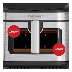 Air Fryer Frytkownica beztłuszczowa WEBBER AF801 8.8 l z 10 automatycznymi programami