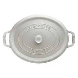 STAUB La Cocotte Oval 4,2 l - garnek żeliwny/brytfanna z pokrywką