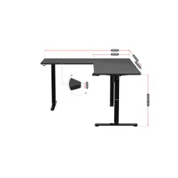 Huzaro Hero 9.5 Black (elektryczna regulacja)