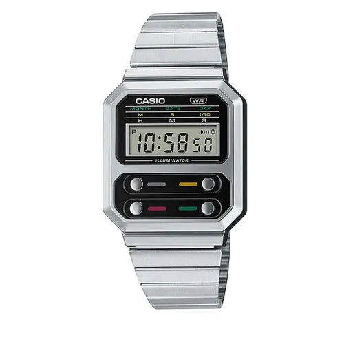 Casio Vintage A100we-1aef Silver Saati