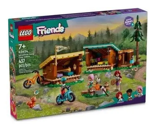 Конструктор LEGO Friends 42624 уютные коттеджи в летнем лагере