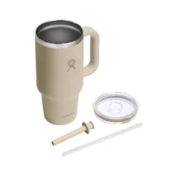 Kubek termiczny ze słomką Hydro Flask Travel Tumbler 946 ml - oat