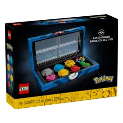 LEGO 40892 Pokemon - Kolekcja odznak z regionu Kanto